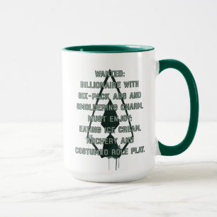 Mug Flèche   Green Arrow Parodie Recherché Post