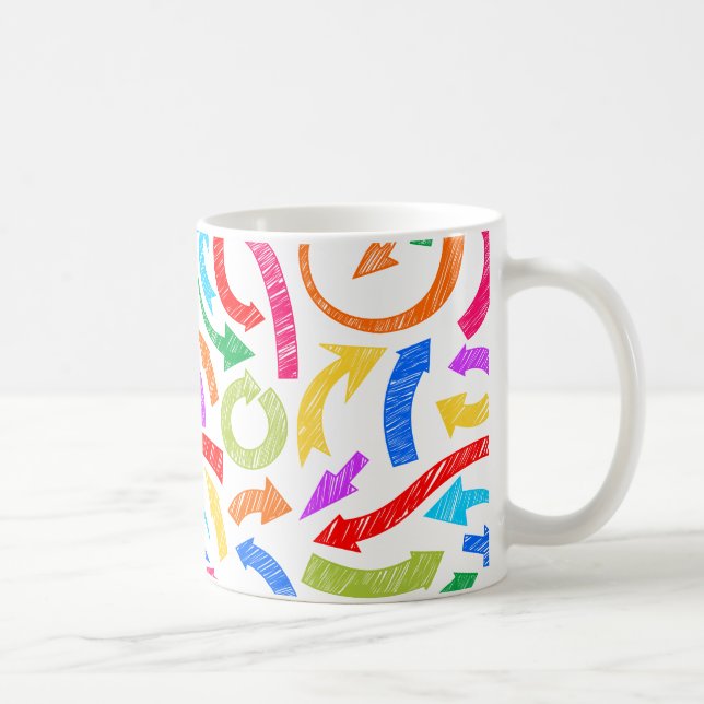 Mug Flèches de griffes colorées (Droite)