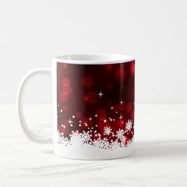 Mug Flèches de neige - Rouge (Gauche)