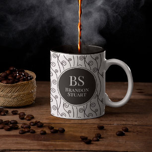 Mug Flèches noires et blanches