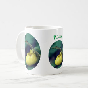 Mug Fleur à chlipper jaune personnalisée