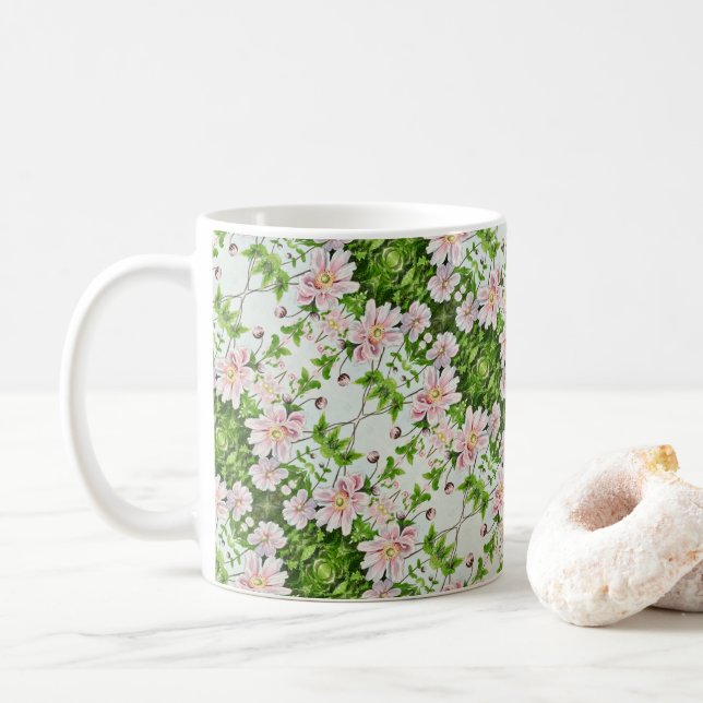 Mug Fleur à vent japonaise - (Avec donut)