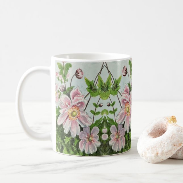 Mug Fleur à vent japonaise - (Avec donut)