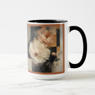 Mug "Fleur abstraite"