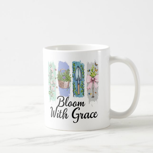 Mug Fleur avec Grace Garden Floral Art (Droite)