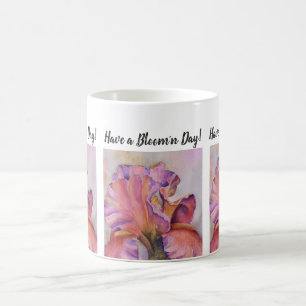 Mug Fleur d'aquarelle rose Iris