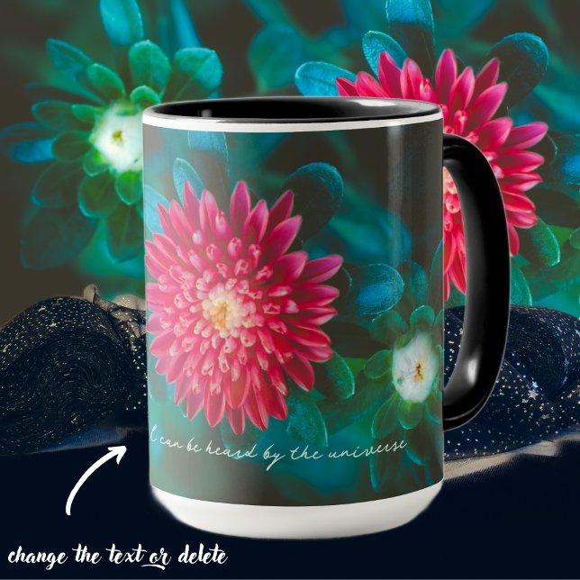 Mug Fleur de aster rouge (Créateur téléchargé)