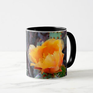 Mug Fleur de cactus à poires orange