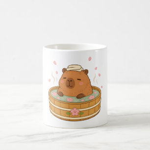 Mug Fleur de Cerisier Capybara Sakura Onsen Mignon