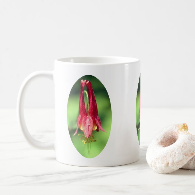 Mug Fleur de colonne sauvage personnalisée (Avec donut)