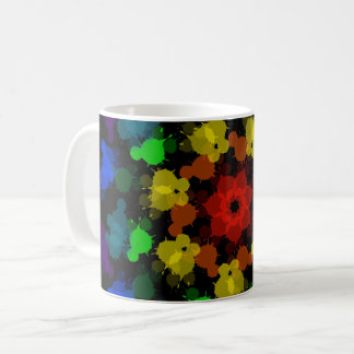 Mug Fleur de couleurs arc-en-ciel