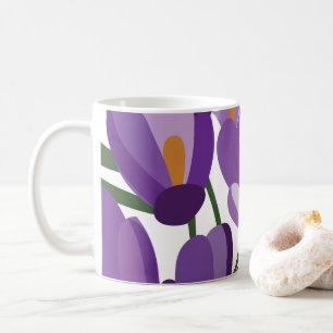 Mug Fleur de Crocus Violet