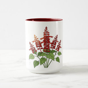 Mug Fleur de jardin - Sauge écarlate