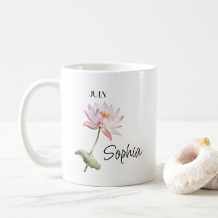 Mug Fleur de juillet personnalisée