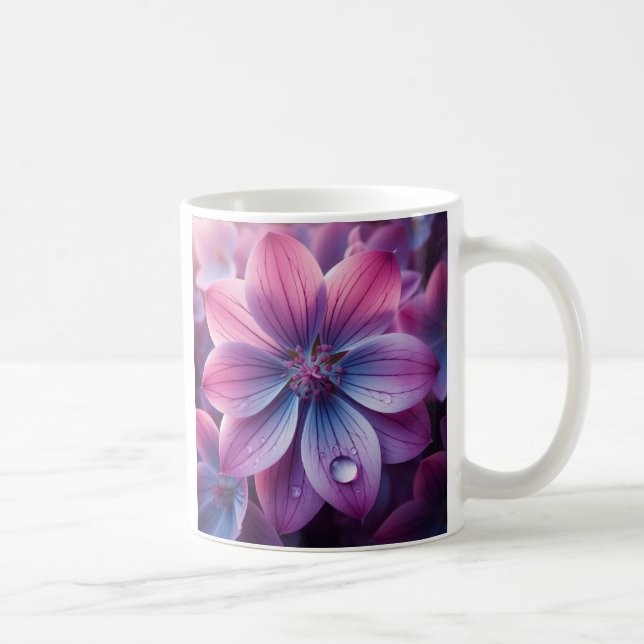 Mug Fleur de printemps rose et pourpre Lilac (Droite)