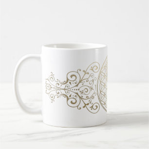 Mug Fleur de vie / Blume des Lebens - vintage IX