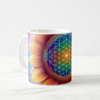 Mug Fleur de vie cosmique