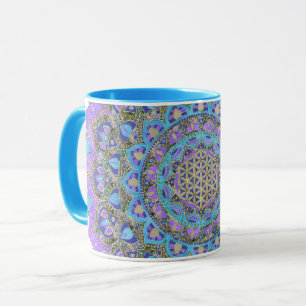 Mug Fleur De Vie - Mandala India Style 2