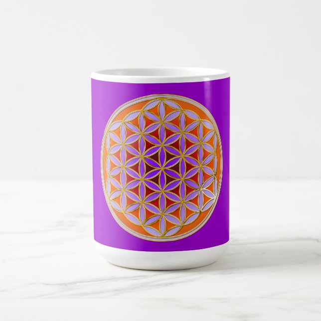 Mug Fleur De Vie - Style Bouton 04 (Centre)