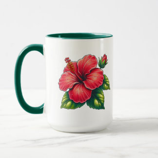 Mug Fleur d'Hibiscus Gros combo