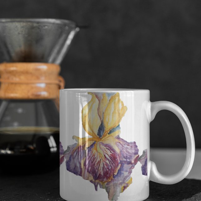 Mug Fleur d'iris pourpre (Créateur téléchargé)