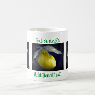 Mug Fleur d'orchidée Lady Slipper personnalisée