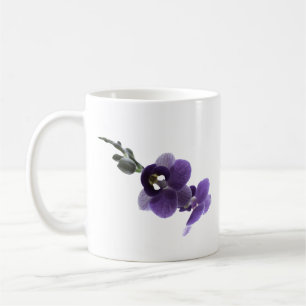 Mug Fleur d'orchidée violette, muqueuse