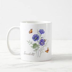 Mug Fleur du mois de naissance de Morning Glory