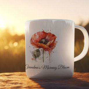 Mug Fleur écarlate, personnalisé