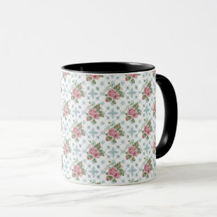 Mug Fleur Élégante Rétro Mignonne Vintage Chic Colorée