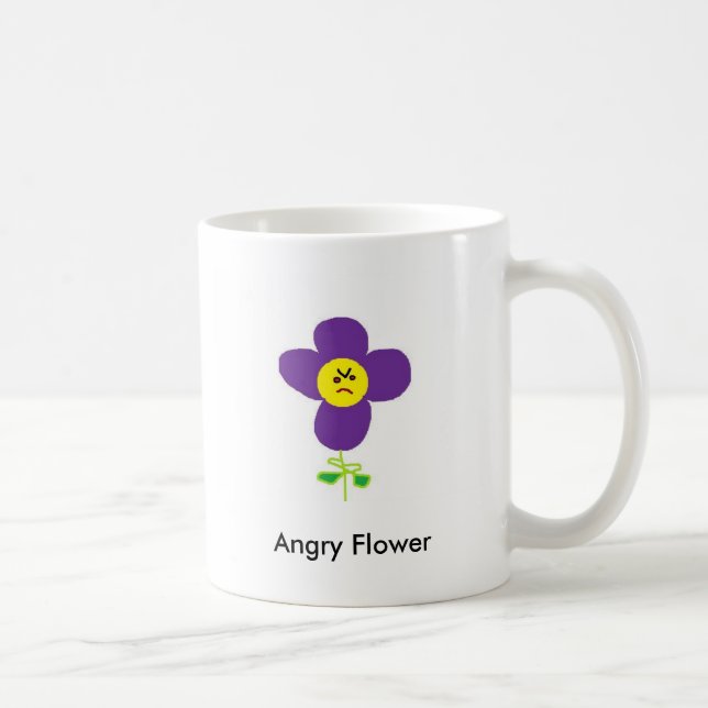 Mug Fleur fâchée, fleur fâchée (Droite)
