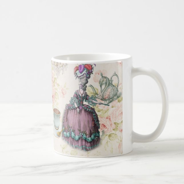 Mug Fleur française Paris Tea Party Marie Antoinette (Droite)