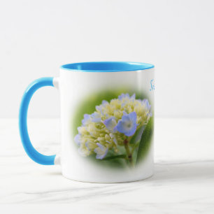 Mug Fleur Hydrangea douce personnalisée