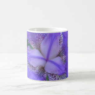Mug Fleur Iris bleu violet