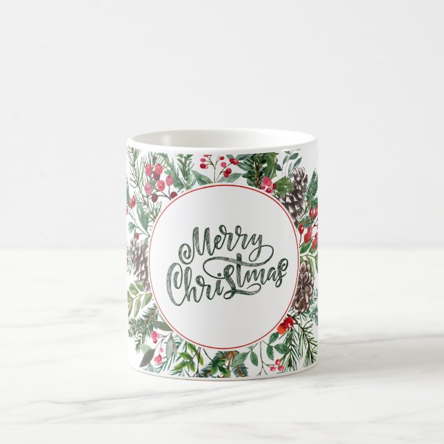 Mug Fleur Joyeux Noël (Centre)