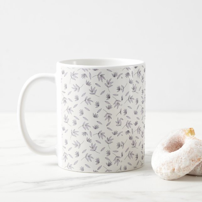 Mug Fleur Motif Printemps Floral Classique (Avec donut)