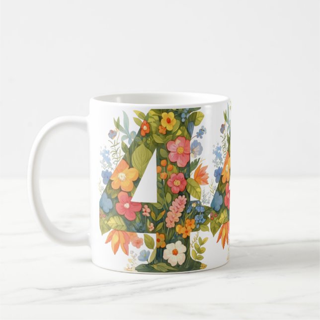 Mug Fleur numéro quatre (Gauche)