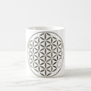 Mug Fleur Of Life 1 - Timbre en argent