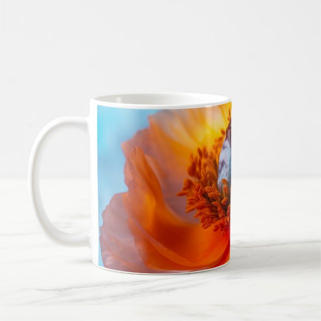 Mug Fleur orange (Gauche)