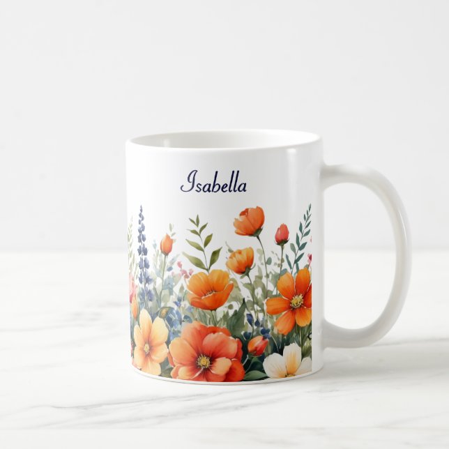 Mug Fleur Où Vous Êtes Plantés Fleurs De Jardin (Droite)