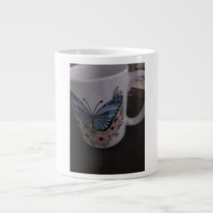 mug fleur papillon