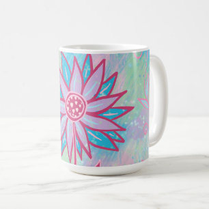 Mug Fleur Pastel à main mignonne