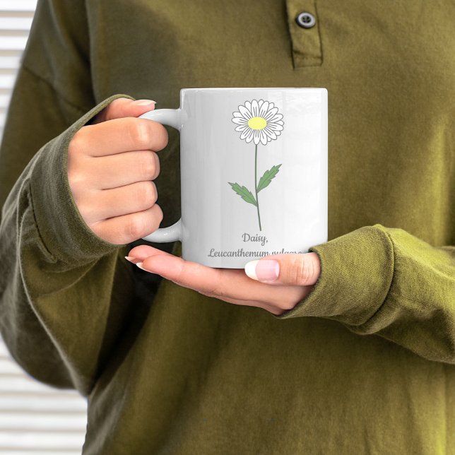 Mug Fleur pastel de marguerite botanique (Daisy Flower Mug)