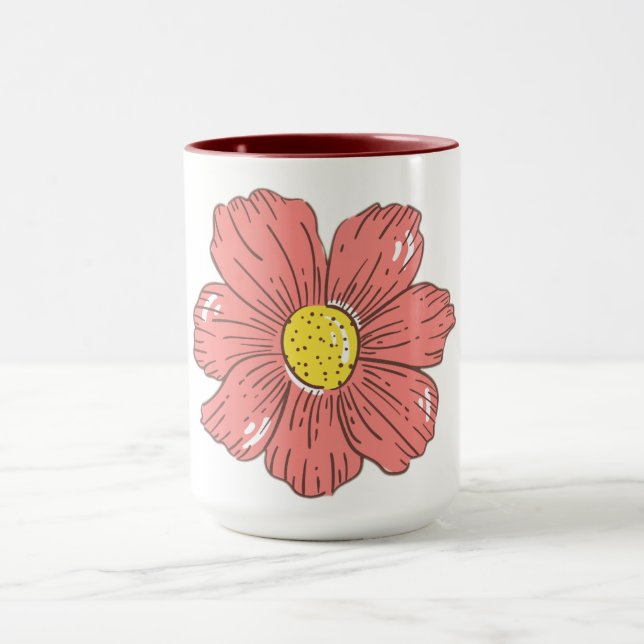 Mug Fleur rouge (Centre)