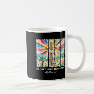 Mug Fleur Sauvage Chrétienne Ressuscitée Joyeuses Pâqu