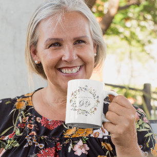 Mug Fleur Sauvage Floral   Mes personnes préférées m'a