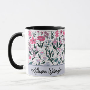 Mug Fleur sauvage moderne