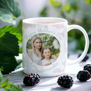 Mug Fleur sauvage Pastel avec photo et texte perso