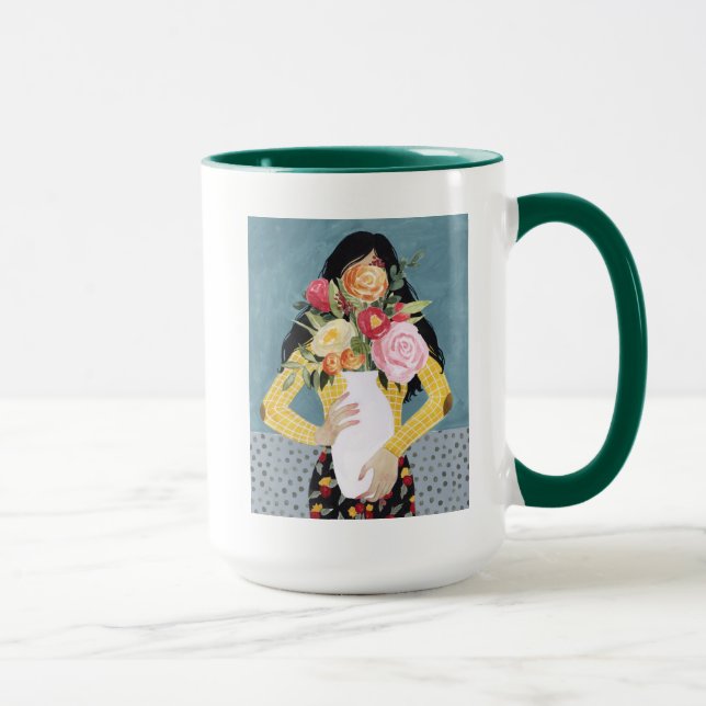 Mug Fleur Vase fille (Droite)