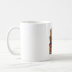 Mug Fleuriste balai cassé sorcière Halloween citrouill